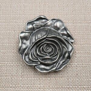 High Relief Rose Flower Nature Belt Buckle B1078